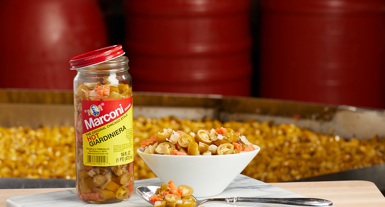 Marconi Foods - Giardiniera | Peppers | Chicago Style Condiments Marconi Foods - Giardiniera | Peppers | Chicago Style Condiments