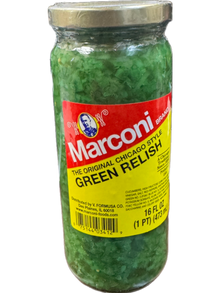  Marconi Bright Green Hot Dog Relish