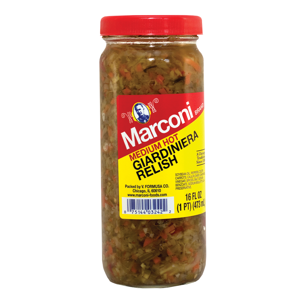 Medium Hot Giardiniera Relish – Marconi Foods