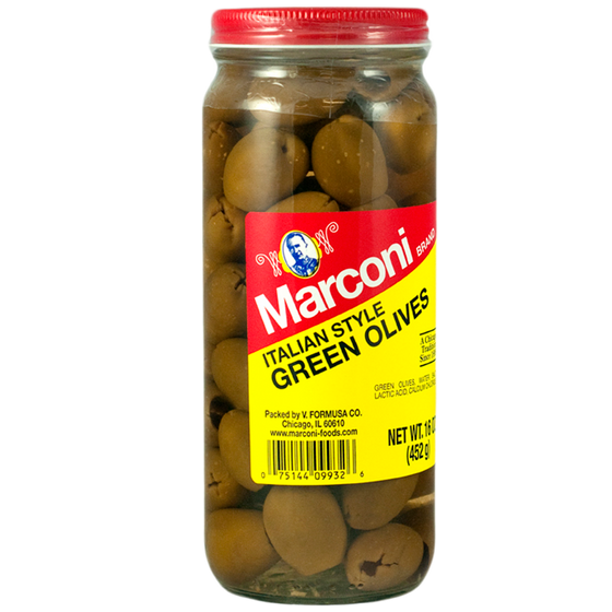 Italian Style Green (Pitted) Olives