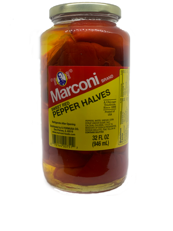 Marconi Red Pepper Halves
